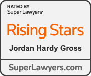 Rated by Super Lawyers Rising Stars Jordan Hardy Gross SuperLawyers.com