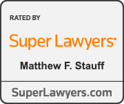 Rated by Super Lawyers Matthew F. Stauff SuperLawyers.com